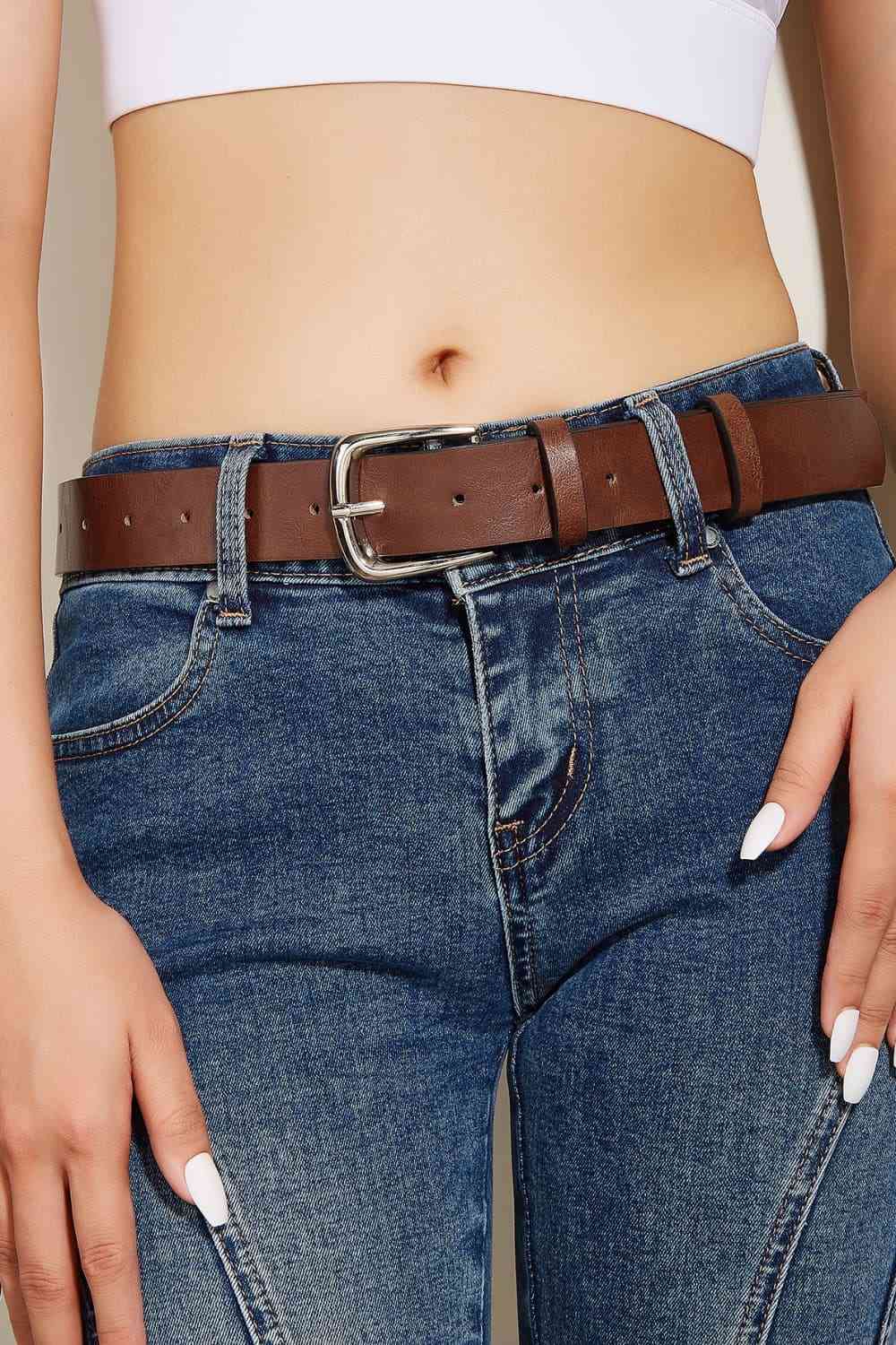 Ceinture en cuir PU