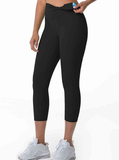 Leggings activos con cintura ancha