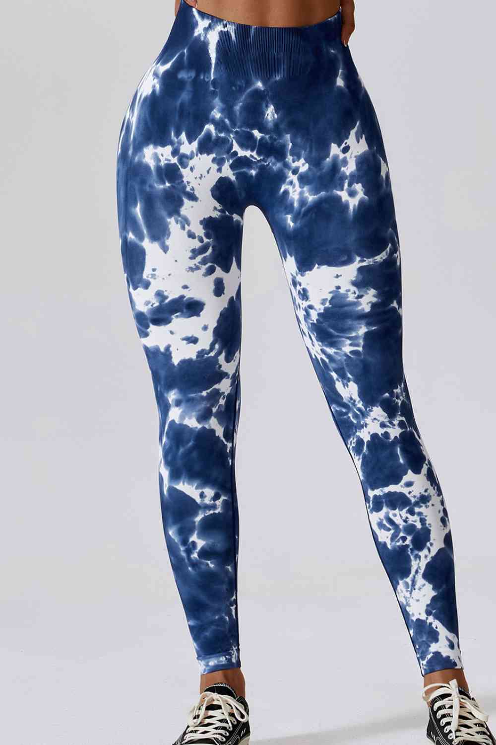 High Waist Tie-Dye Long Sports Pants