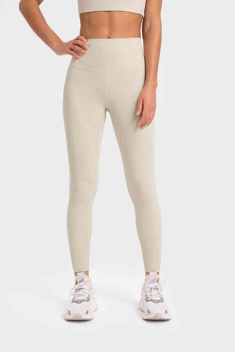 Legging de yoga à large ceinture très extensible