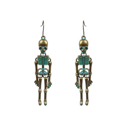 Skeleton Alloy Earrings