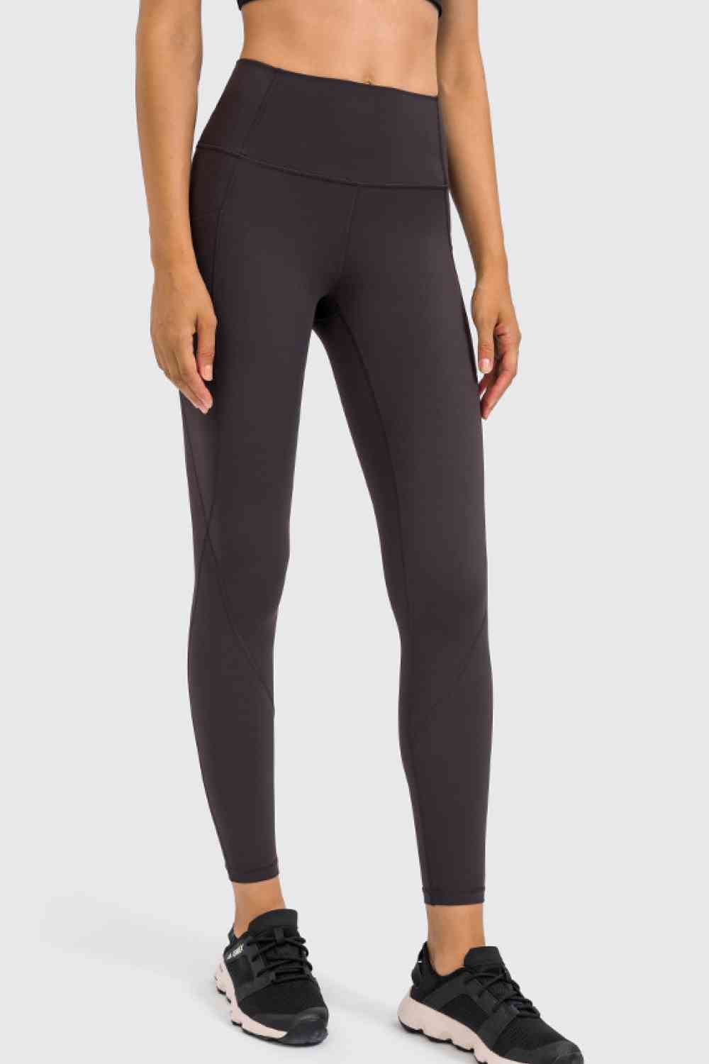 Leggings de yoga de talle alto con bolsillo lateral