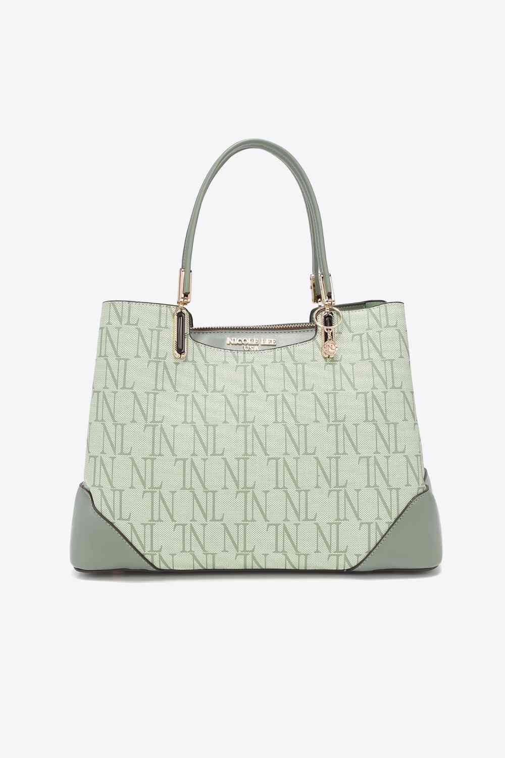 Nicole Lee USA Bolso satchel con monograma Tatianna