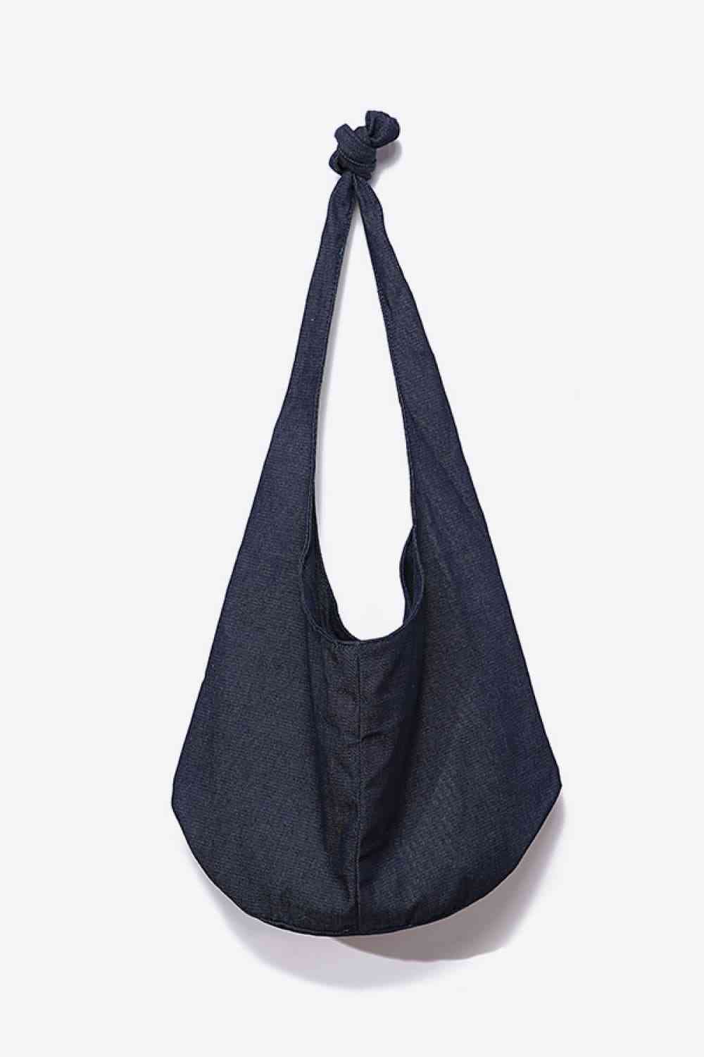 Bolso bandolera grande de lona