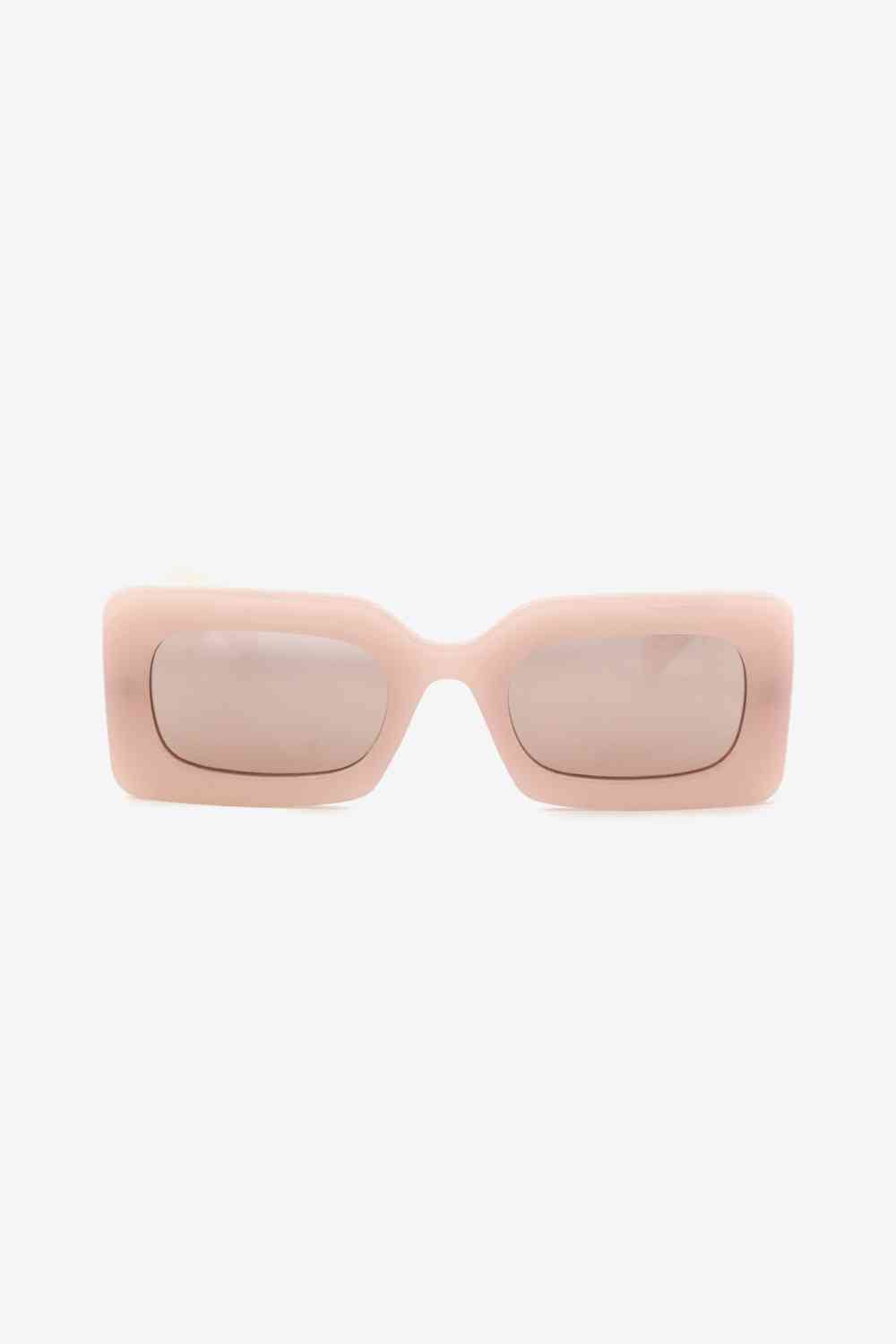 Gafas de sol rectangulares con montura de policarbonato