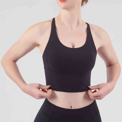 Soutien-gorge de sport croisé