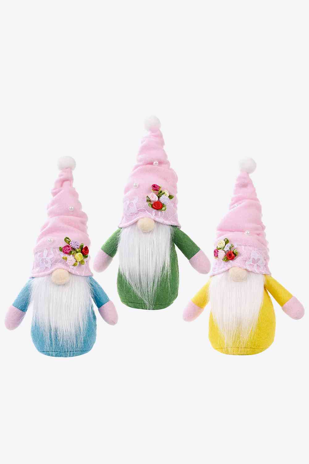 Paquete aleatorio de 3 gnomos sin rostro para el día de la madre