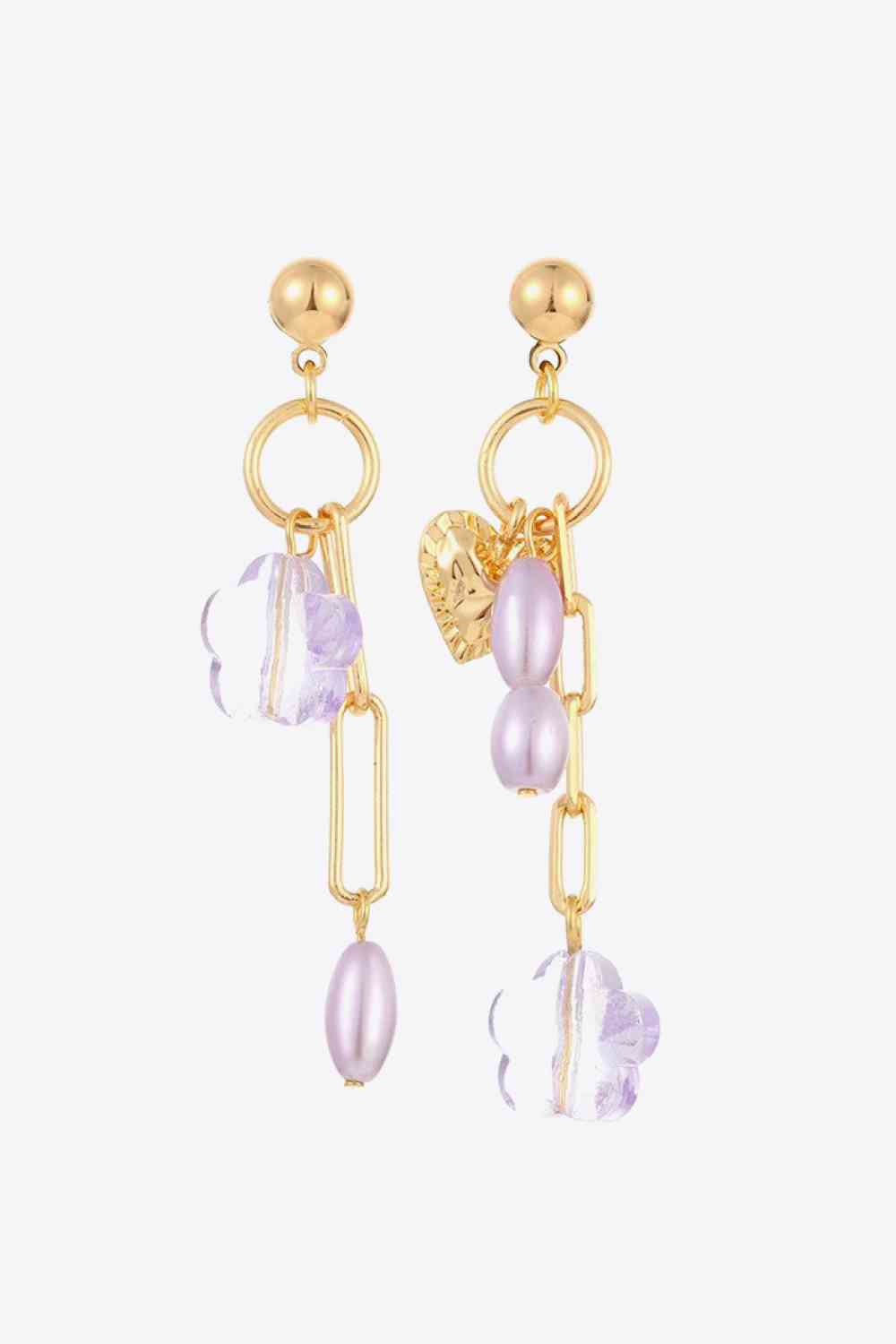 Boucles d'oreilles pendantes Centre d'attention