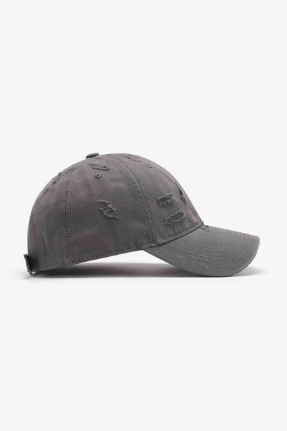 Gorra de béisbol ajustable desgastada