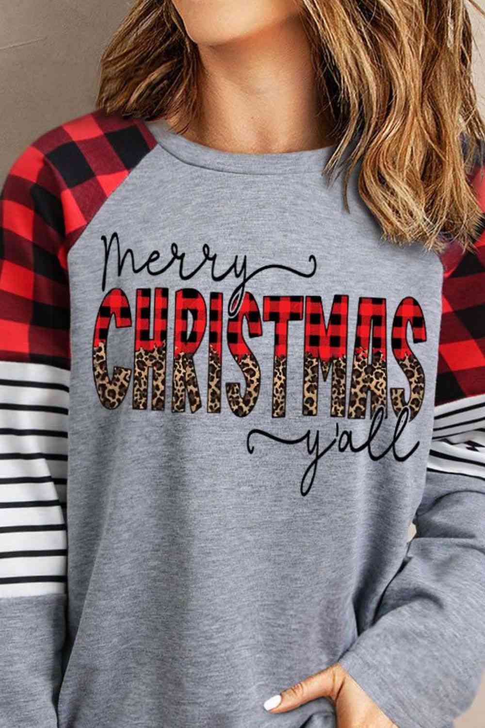 FELIZ NAVIDAD Y'ALL Sudadera gráfica