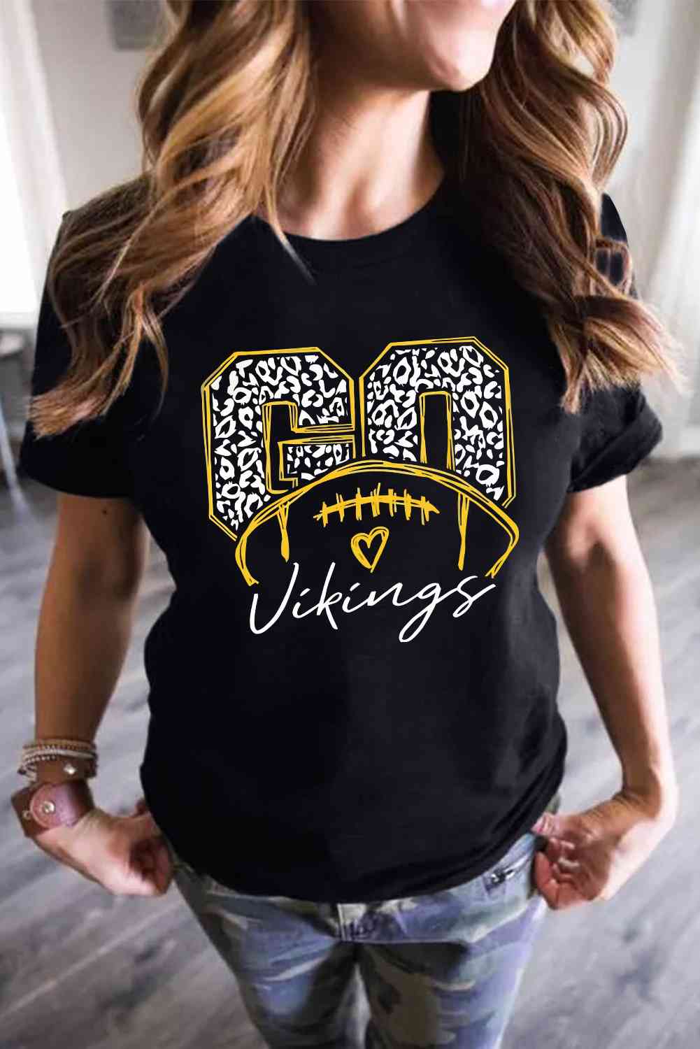 VIKINGS Graphic Short Sleeve T-Shirt