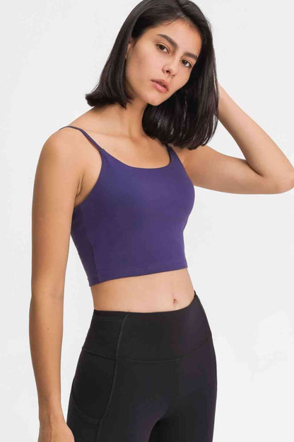 Feel Like Skin - Camisole de sport à encolure dégagée