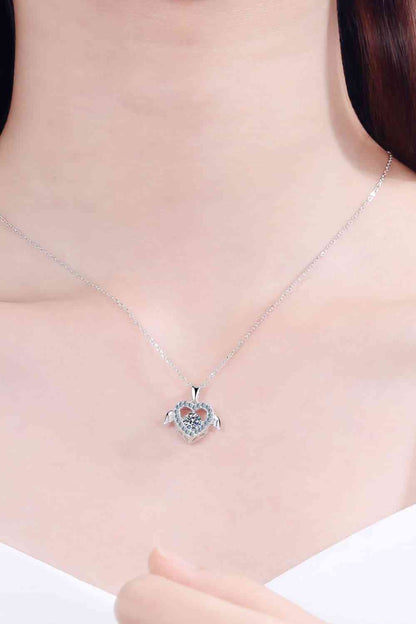 Collier en argent sterling 925 Moissanite