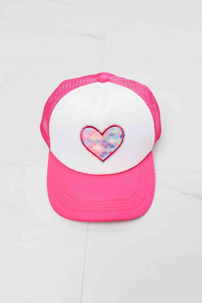 Gorra de camionero Fame Falling For You en rosa