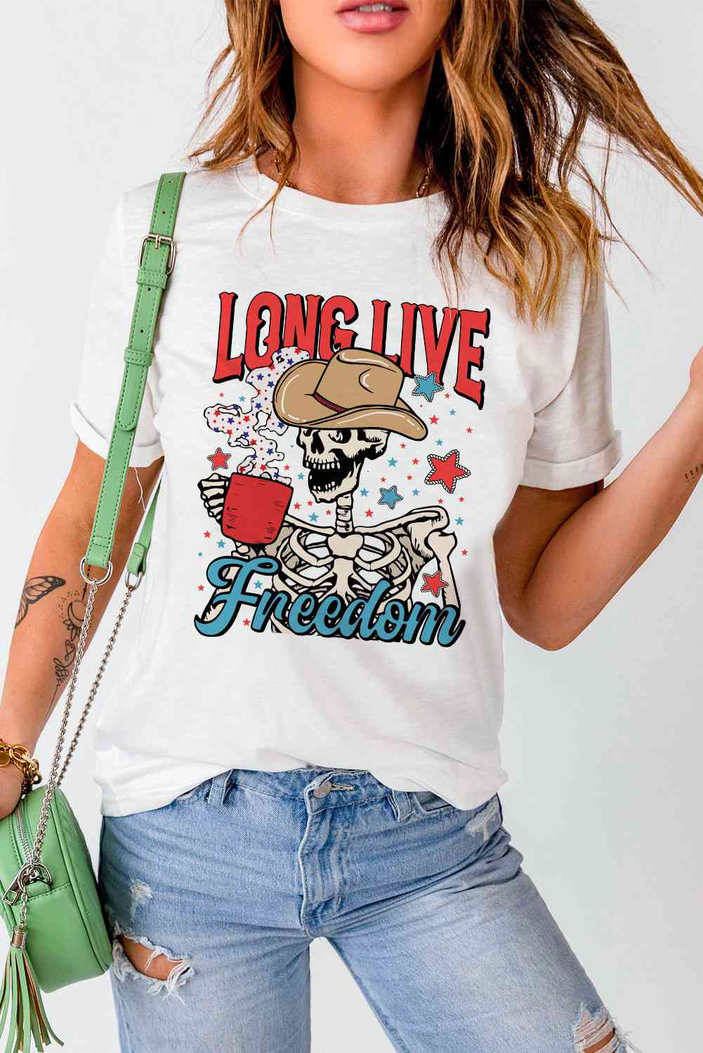 LONG LIVE FREEDOM T-shirt graphique à manches courtes