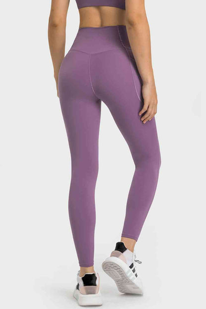 Leggings de yoga taille en V avec poches