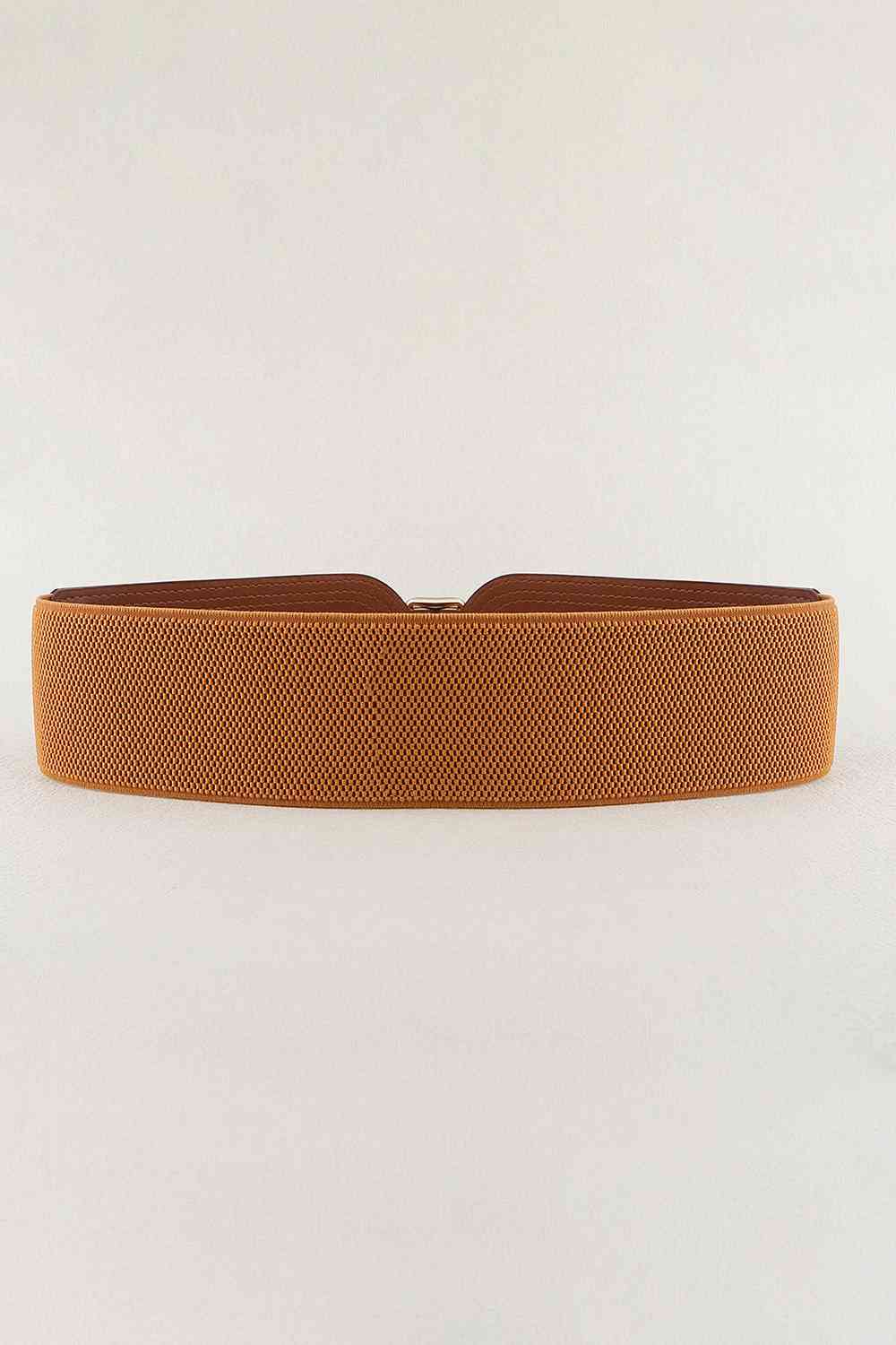 Ceinture large élastique en PU