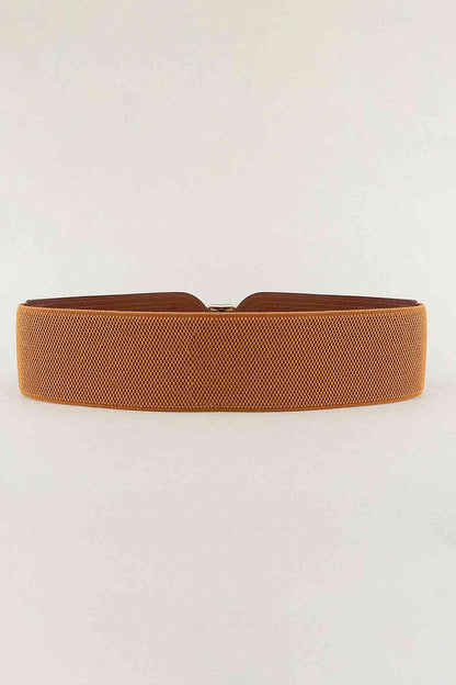 Ceinture large élastique en PU