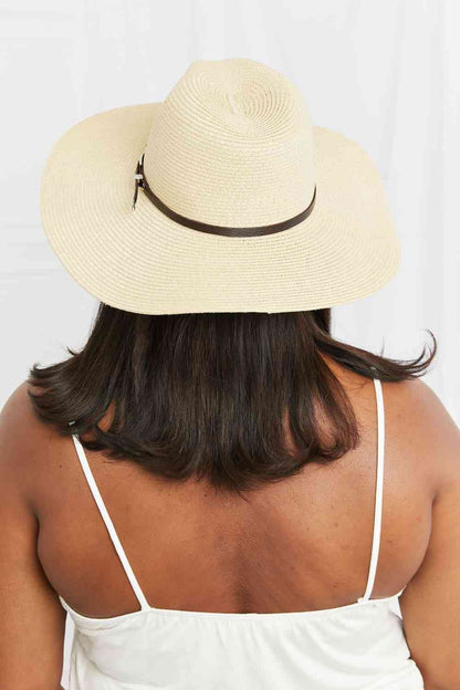 Chapeau Fedora en paille d'été Fame Boho