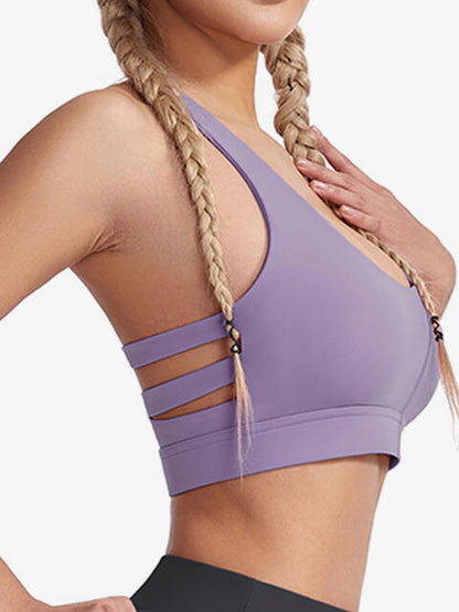 Soutien-gorge de sport à découpes