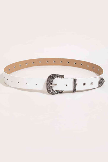 Ceinture cloutée en cuir PU