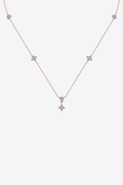 Collier en argent sterling 925 Moissanite