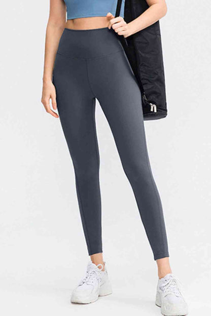 Pantalon de sport long à taille large et coupe slim