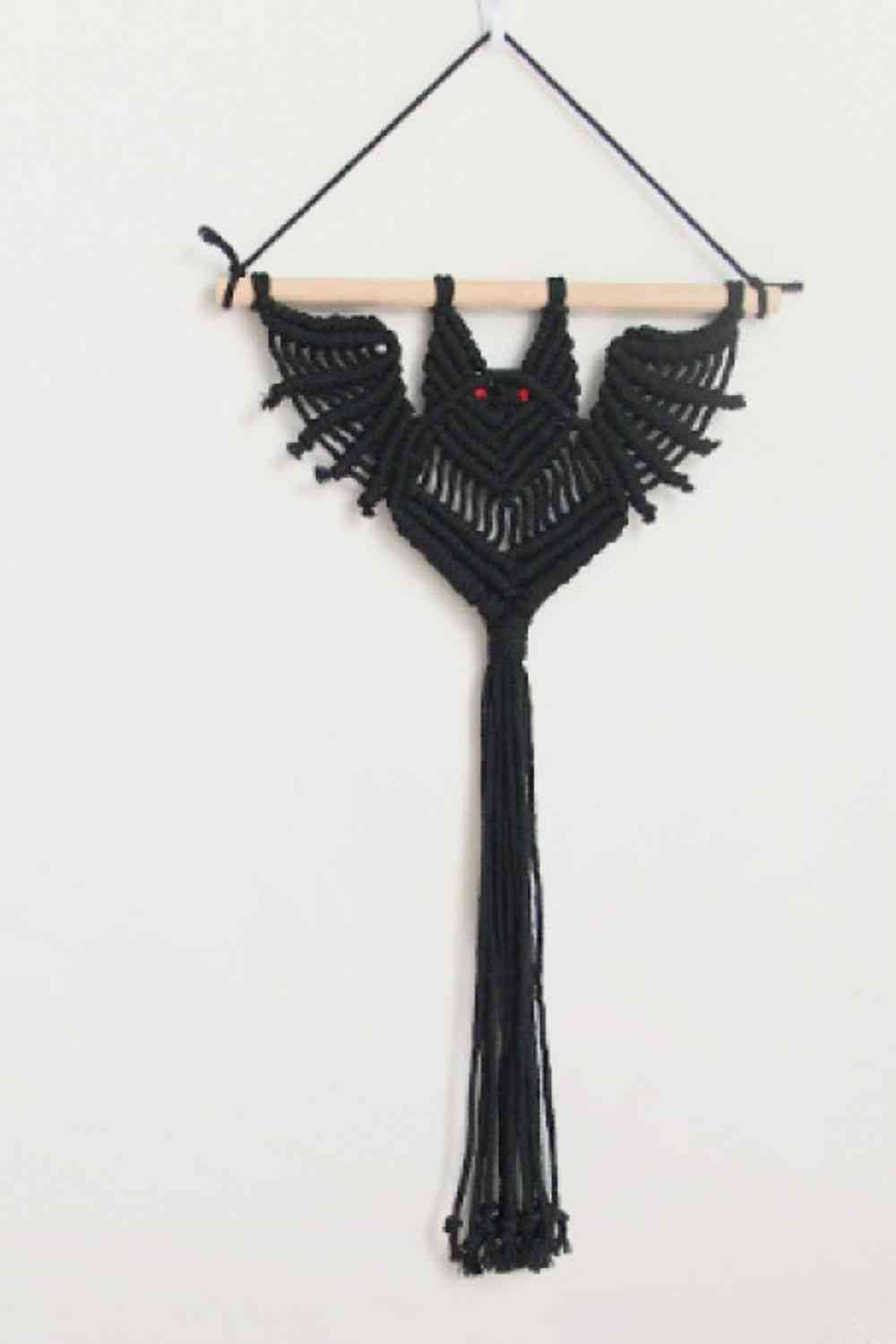 19.7" Bat Macrame Wall Plant Hanger