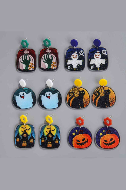 Boucles d'oreilles thème Halloween