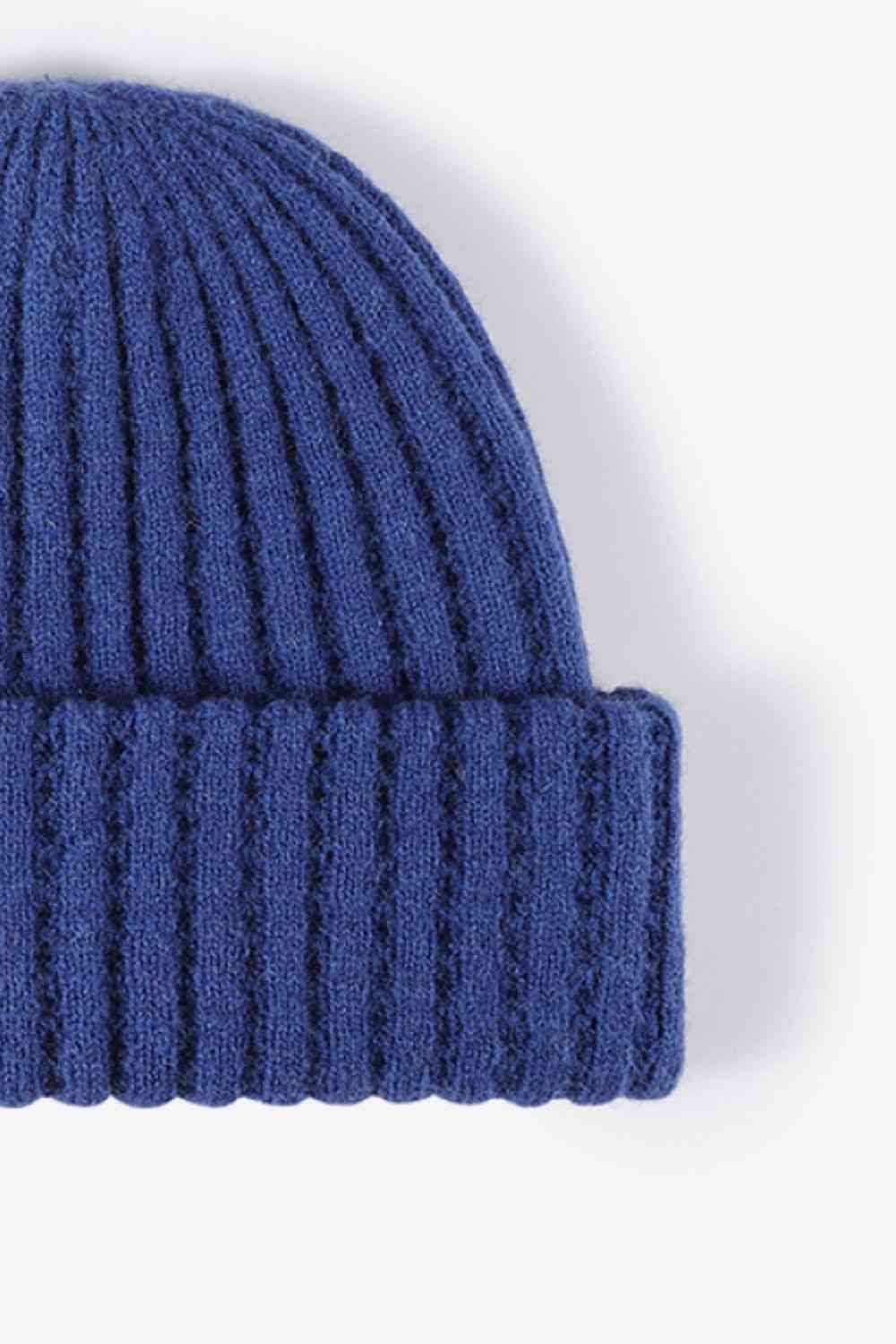 Gorro de canalé ancho