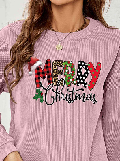 MERRY CHRISTMAS Graphic Sweatshirt