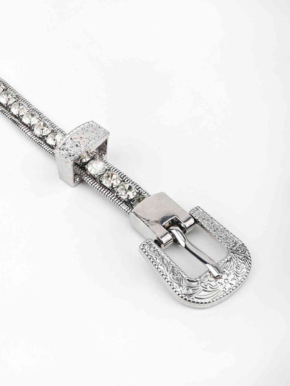 Ceinture en métal strass