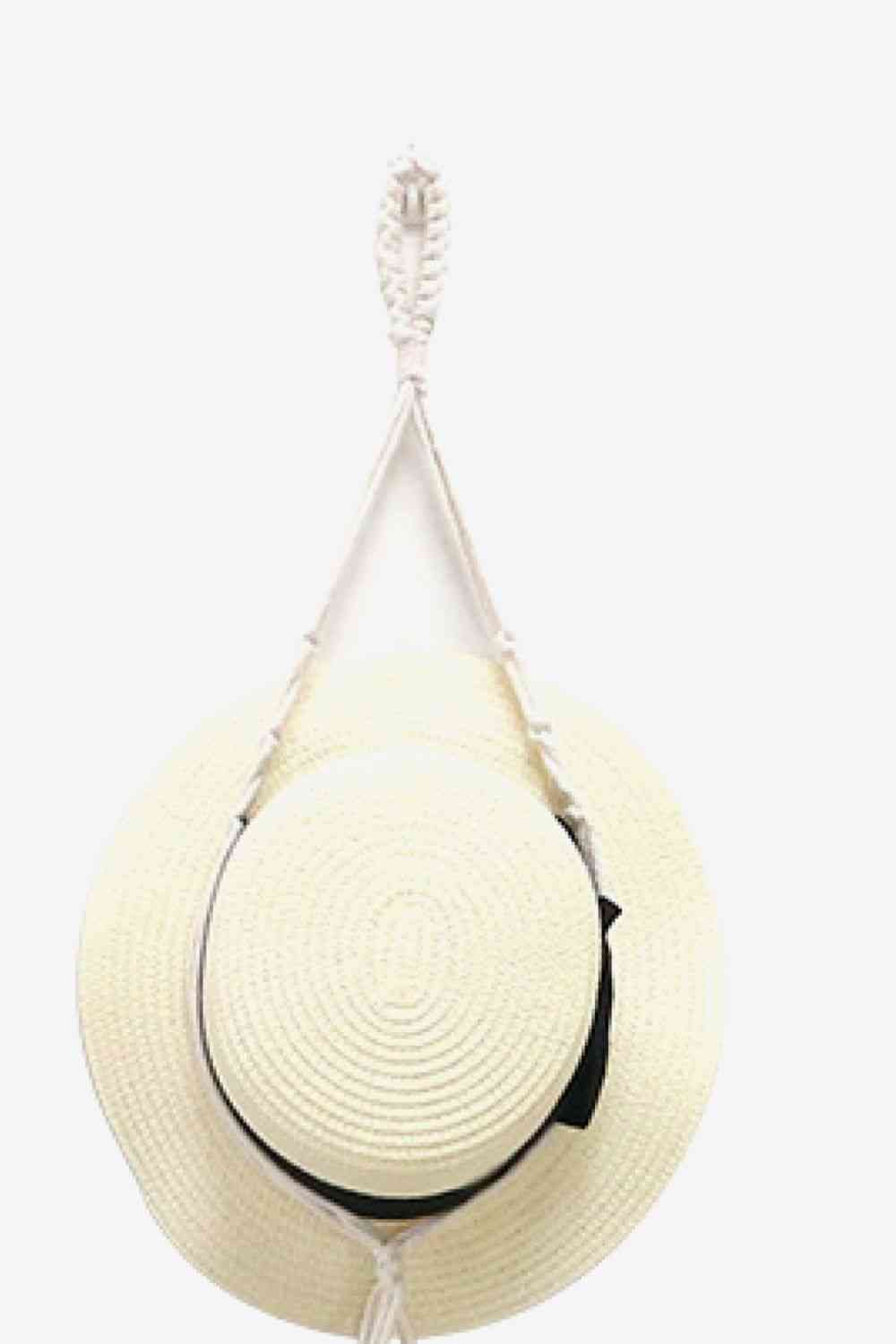 Cintre de chapeau en macramé