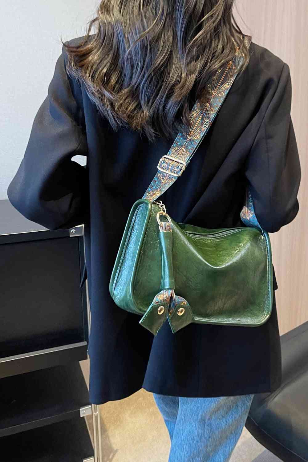 Sac à bandoulière en cuir PU adoré