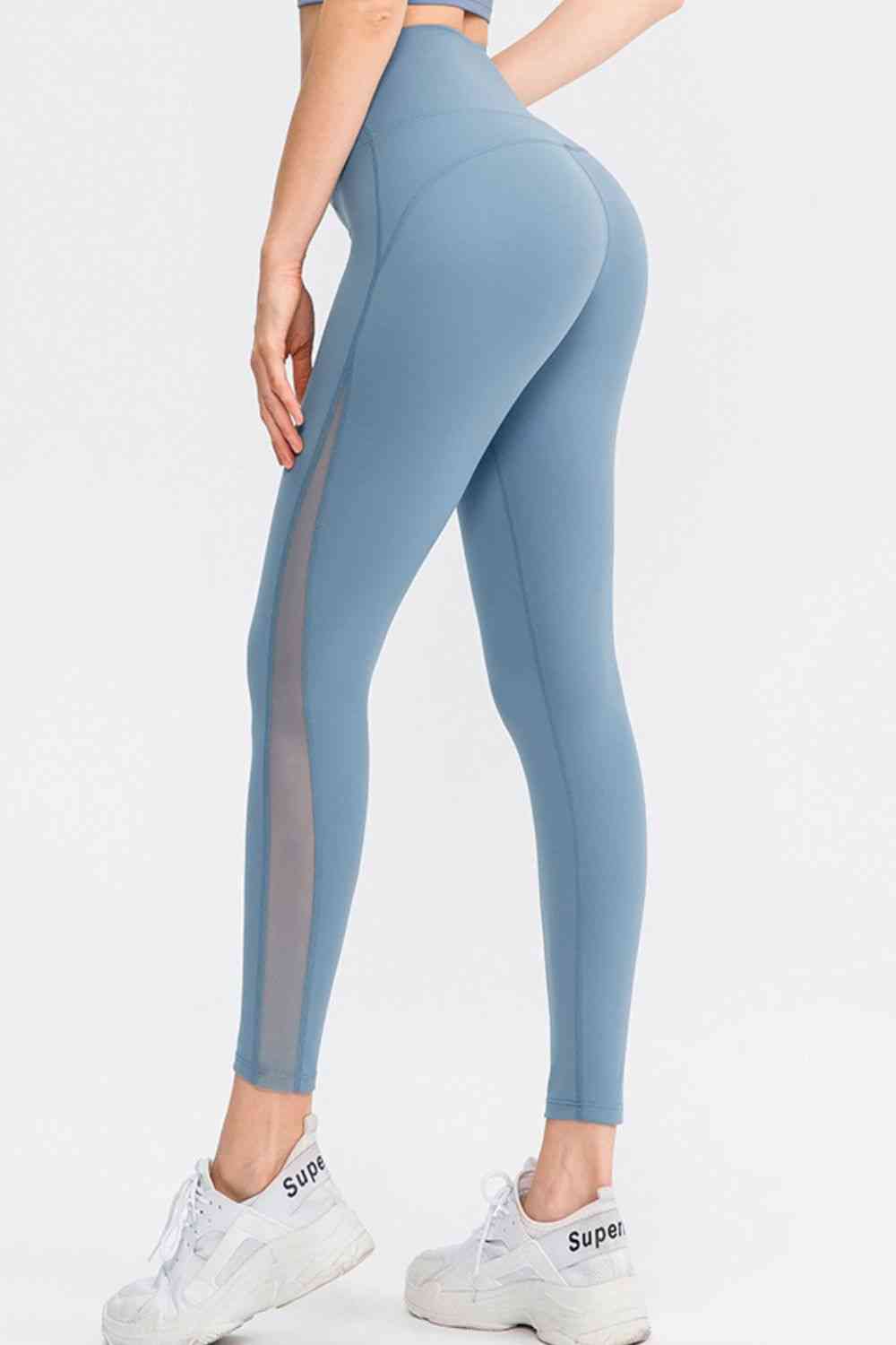 Pantalon de sport long coupe slim à large ceinture