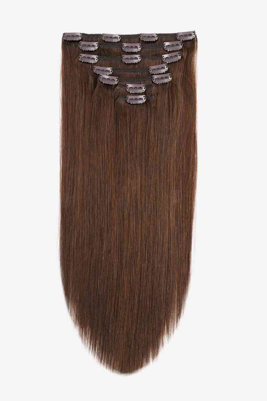 Extensiones de cabello con clip de 16 "y 110 g Cabello humano indio