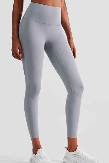 Leggings de yoga de cintura alta sin costuras hasta el tobillo