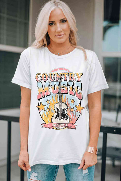 COUNTRY MUSIC NASHVILLE T-shirt graphique