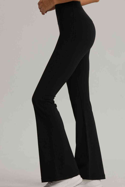 Leggings bootcut de sport taille haute