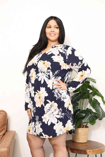 Sew In Love Robe chemise pleine taille à imprimé floral