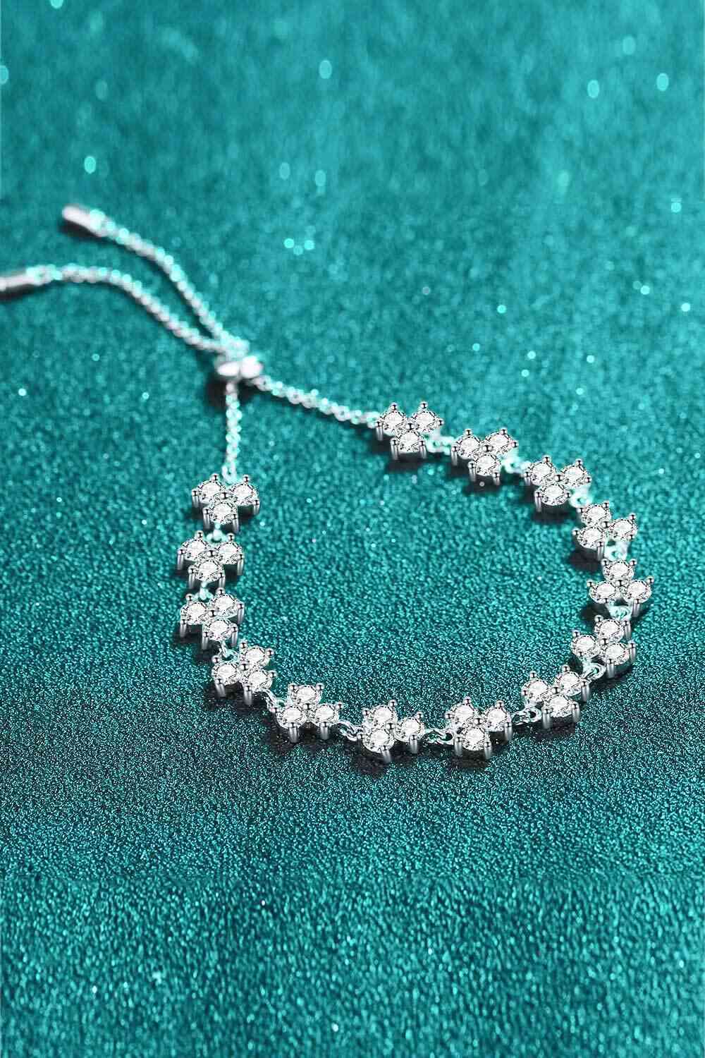 Bracelet Moissanite réglable