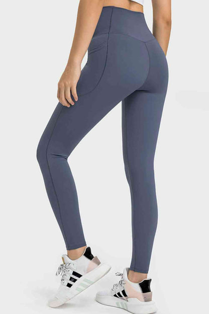 Leggings de yoga taille en V avec poches