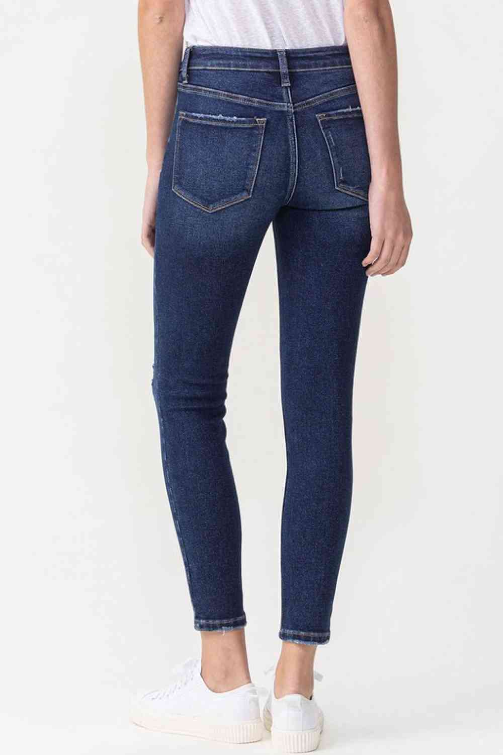 Lovervet - Jean skinny court taille moyenne Chelsea pleine taille