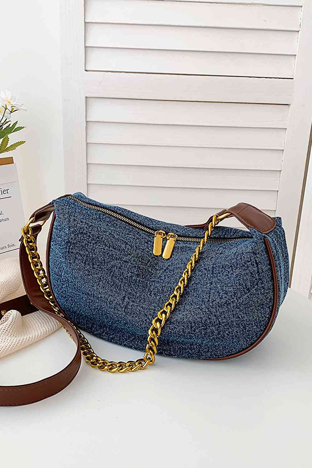 Sac bandoulière en jean