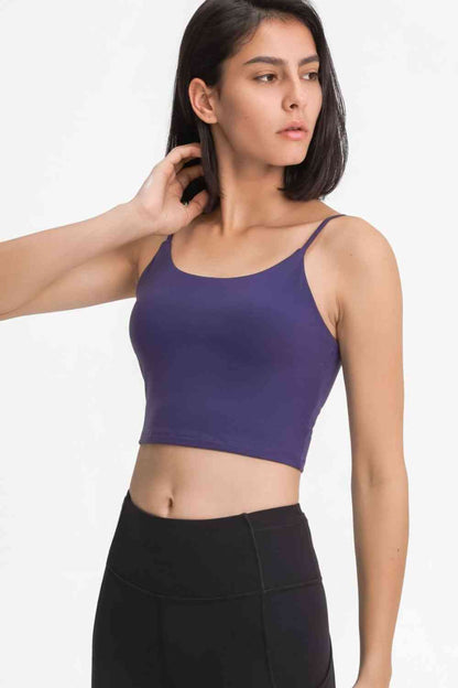 Feel Like Skin - Camisole de sport à encolure dégagée