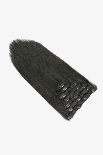 Extensions de cheveux humains indiens à clipser 18" 120 g