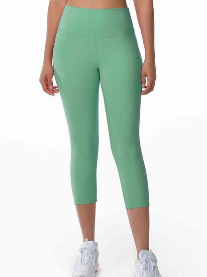 Leggings activos con cintura ancha