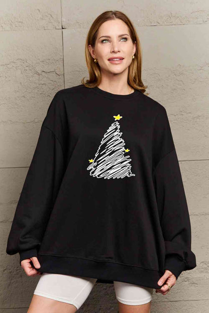 Simply Love Full Size Graphic Sweatshirt