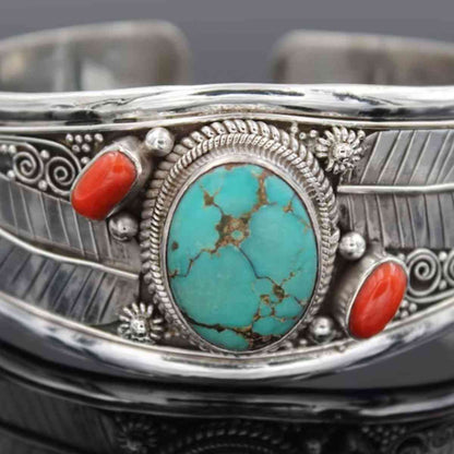 Bracelet Ouvert Turquoise