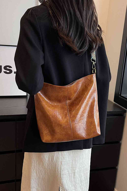 Sac à bandoulière en cuir PU adoré